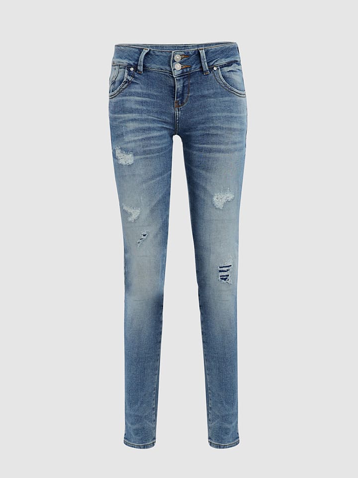 LTB Dżinsy "Molly M" - Slim fit - w kolorze niebieskim rozmiar: W29/L34