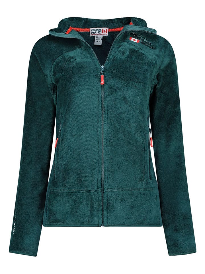 Canadian Peak Kurtka polarowa "Upaloodeak" w kolorze morskim rozmiar: 164