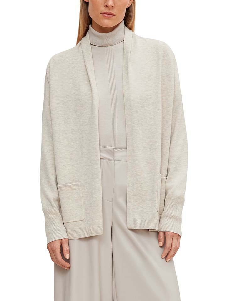 comma Kardigan w kolorze kremowym rozmiar: M