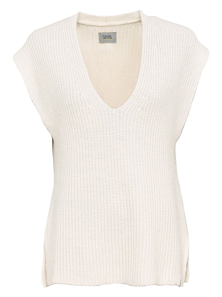 Camel Active Bezrękawnik w kolorze kremowym rozmiar: L