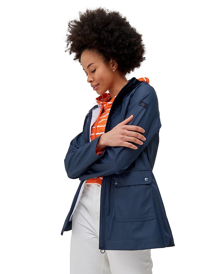 Regatta Kurtka przeciwdeszczowa "Tinsley" w kolorze granatowym rozmiar: 38