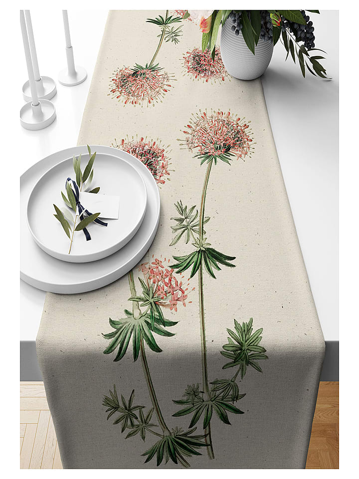 Kate Louise Bieżnik w kolorze beżowym - dł. 140 x 40 cm rozmiar: onesize