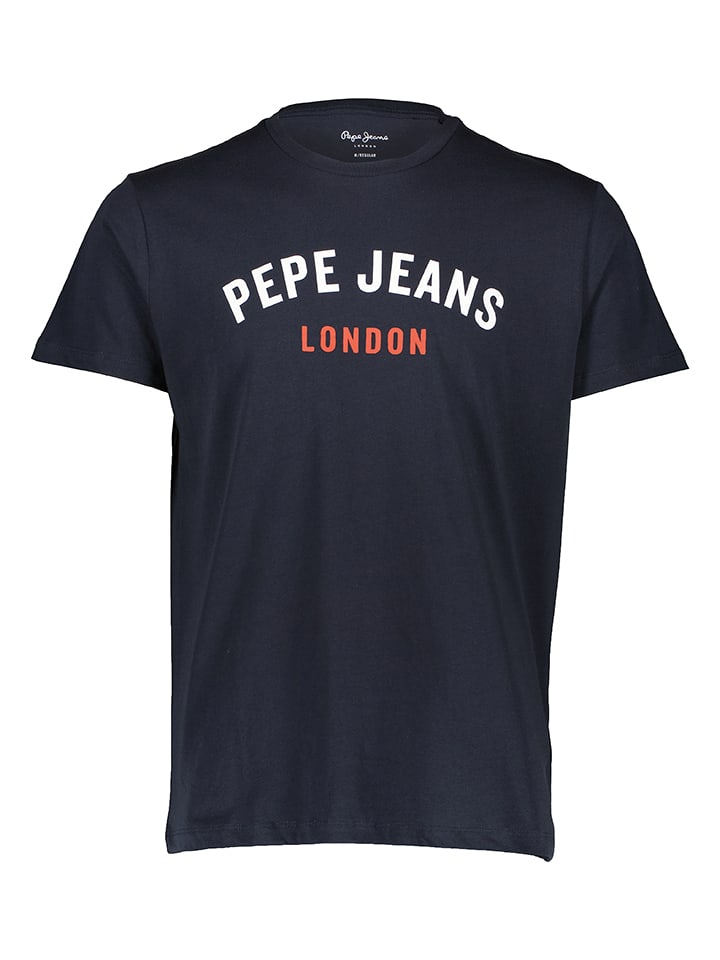 Koszulka "Paterson" w kolorze granatowym