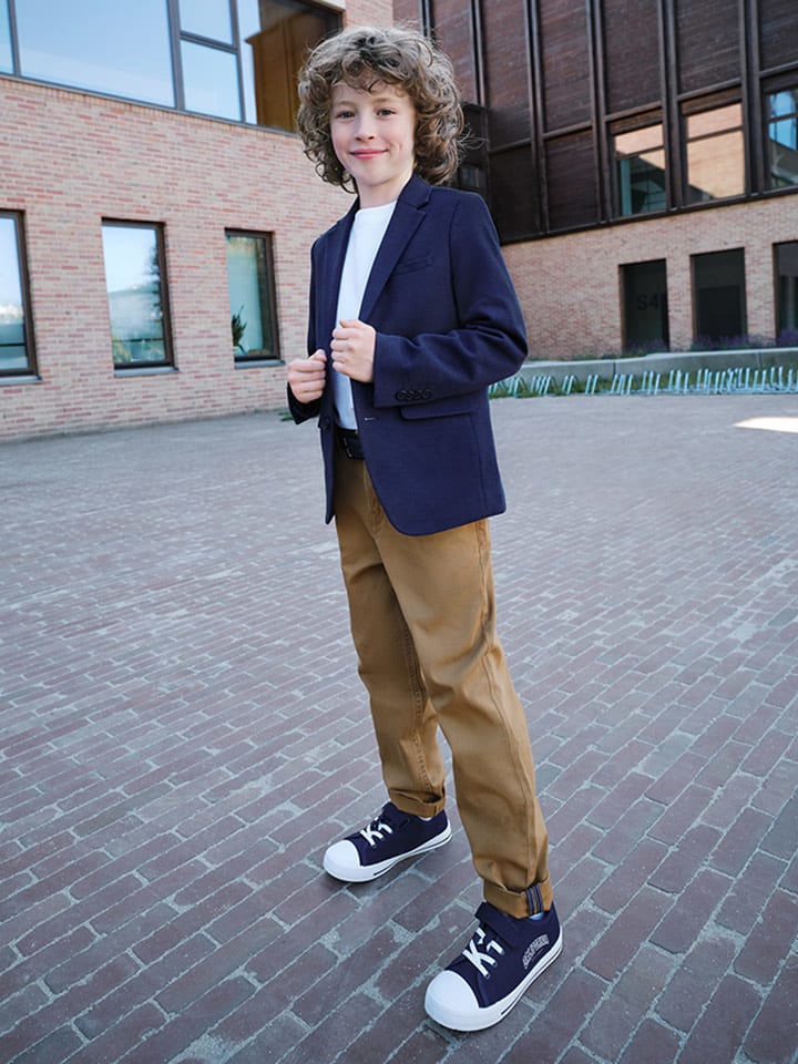 COOL CLUB Spodnie chino w kolorze jasnobrązowym rozmiar: 158