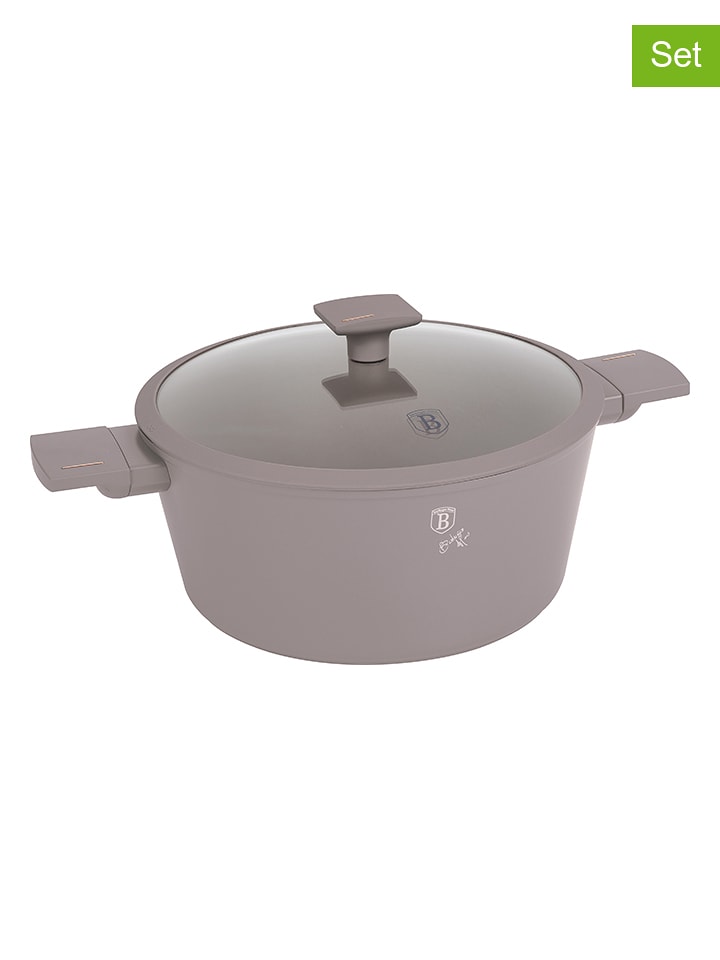 Berlinger Haus 2-częściowy zestaw "Taupe Collection" w kolorze szarobrązowym - Ø 28 cm rozmiar: onesize