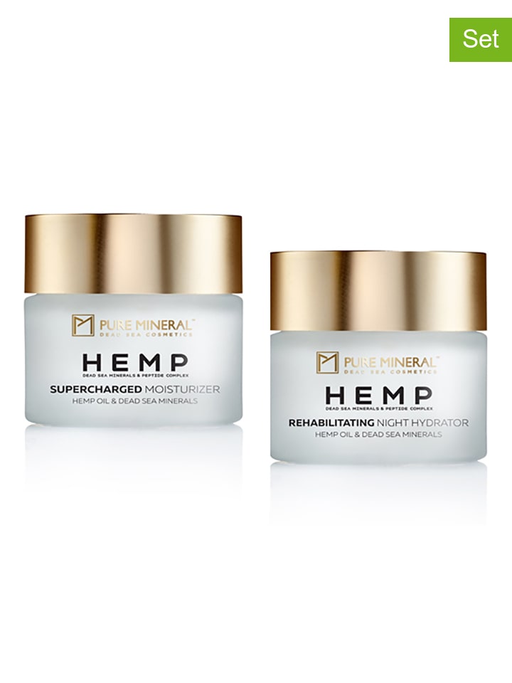 PURE MINERAL 2-częściowy zestaw "Hemp - Day & Night" - 2 x 50 ml rozmiar: onesize