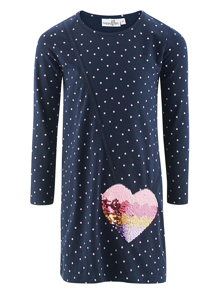 happy girls by Eisend Sukienka w kolorze granatowym rozmiar: 92