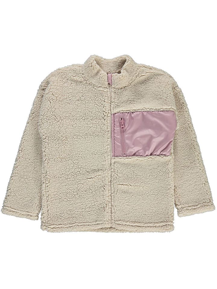 CIVIL Pluszowy kardigan w kolorze beżowym rozmiar: 128/134