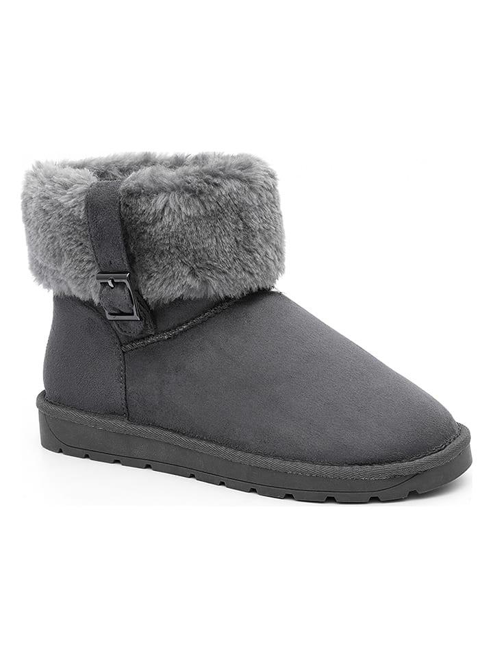 ISLAND BOOT Botki zimowe "Afina" w kolorze antracytowym rozmiar: 36