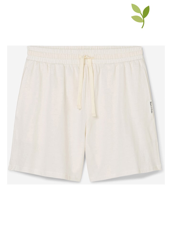 Szorty w kolorze kremowym