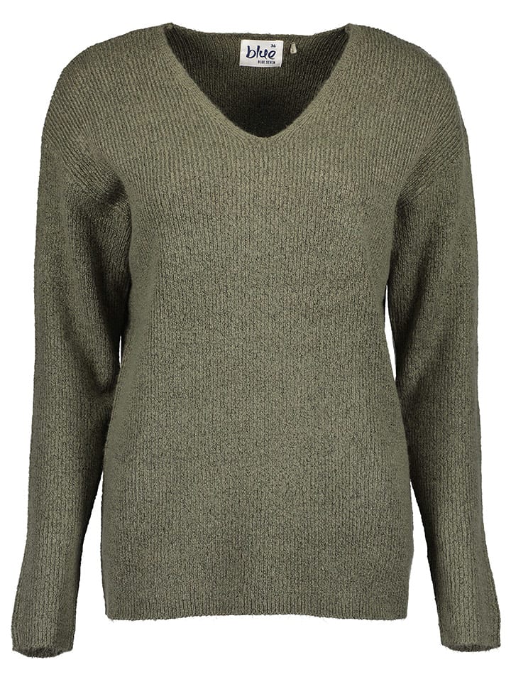 Blue Seven Sweter w kolorze khaki rozmiar: 40