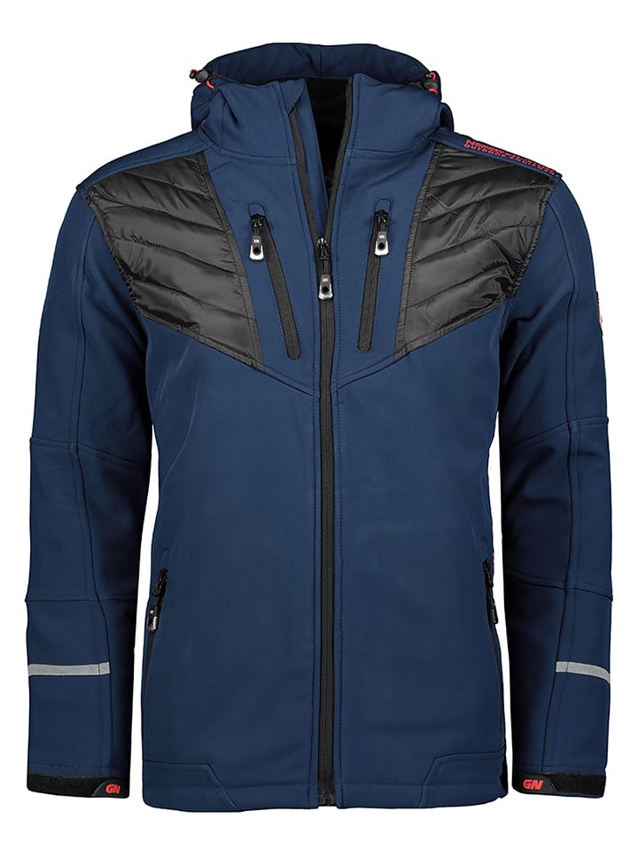 ANAPURNA Kurtka softshellowa "Tarkana" w kolorze granatowym rozmiar: L