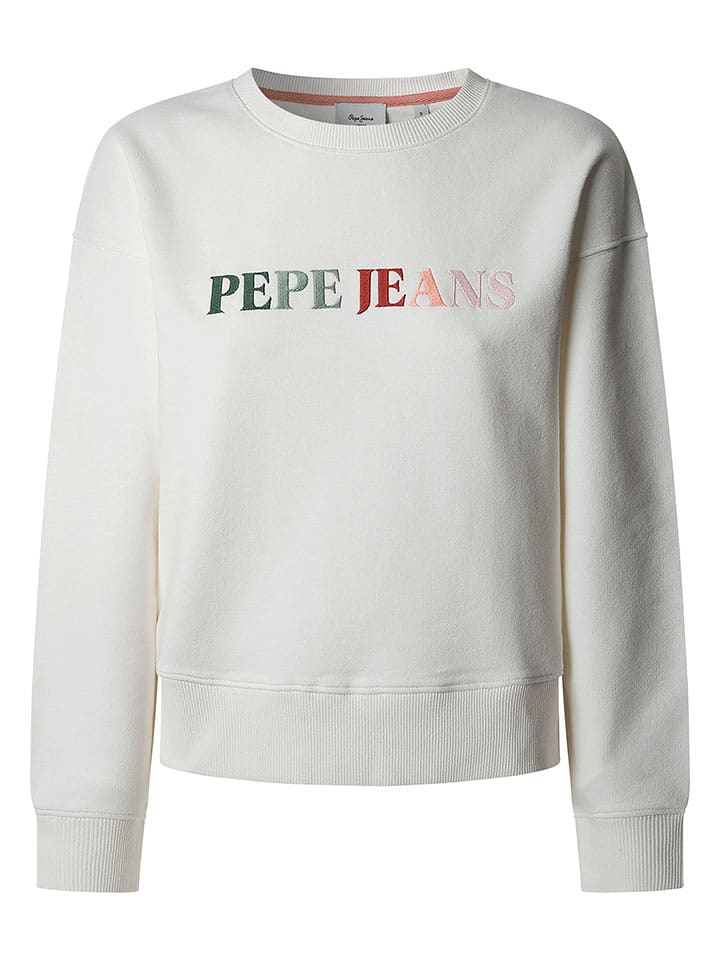 Pepe Jeans Bluza "Regan" w kolorze białym rozmiar: XL