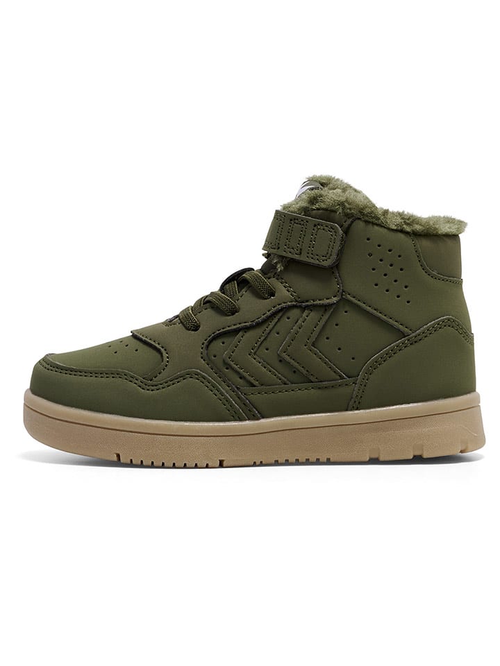 Hummel Sneakersy "Camden Winter High" w kolorze khaki rozmiar: 34