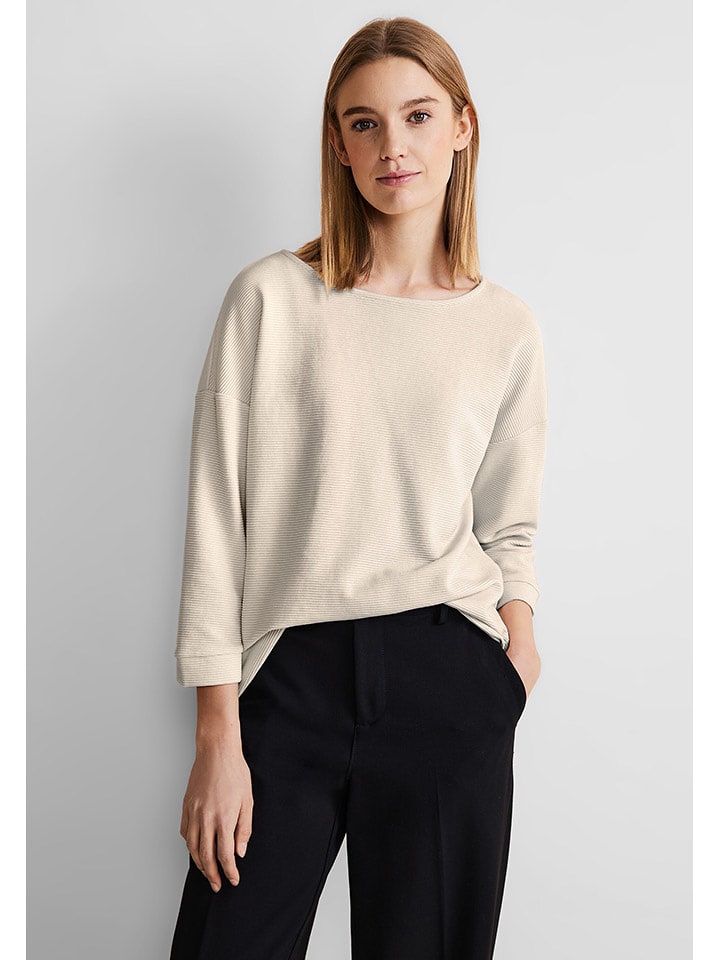 Street One Koszulka w kolorze beżowym rozmiar: 38