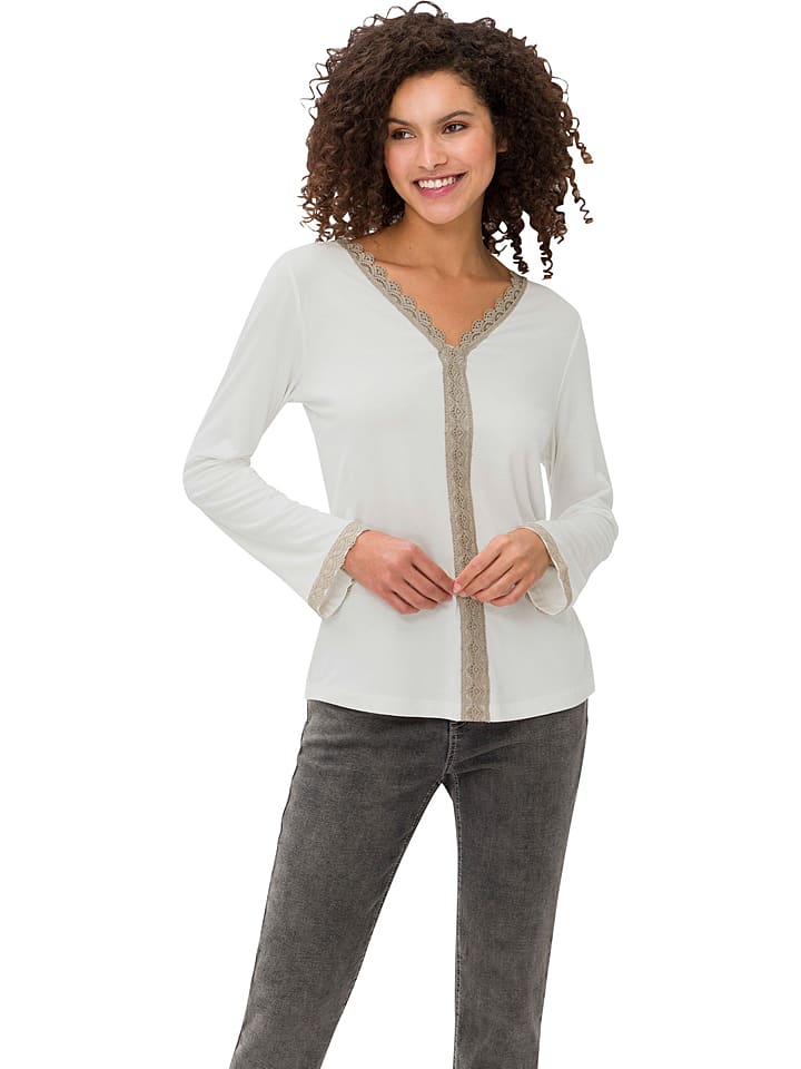 Heine Koszulka w kolorze kremowym rozmiar: 46