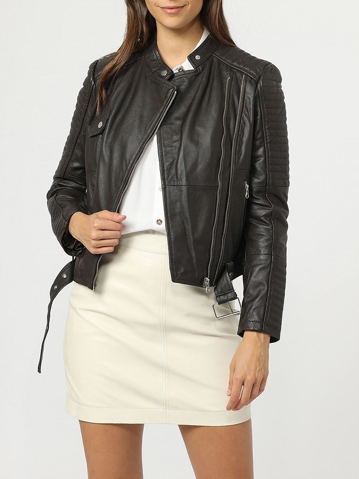 Isaco und Kawa Skórzana kurtka w kolorze czarnym rozmiar: 34