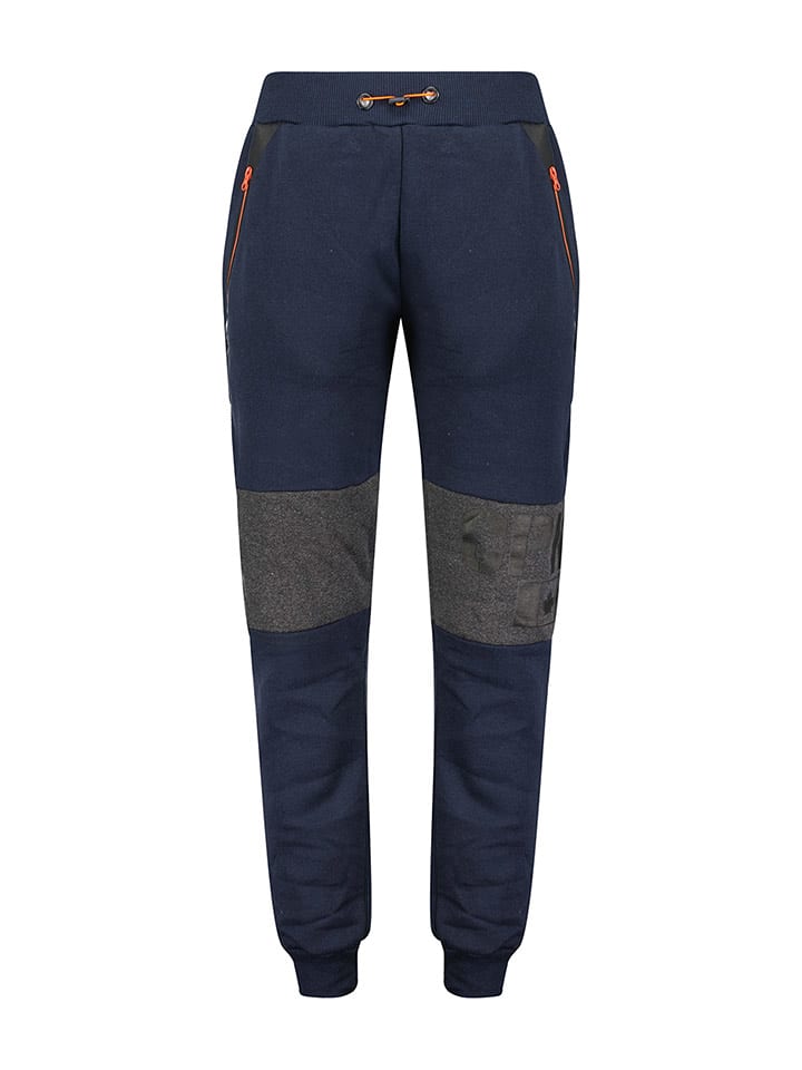 Spodnie dresowe "Manaseak" w kolorze granatowym