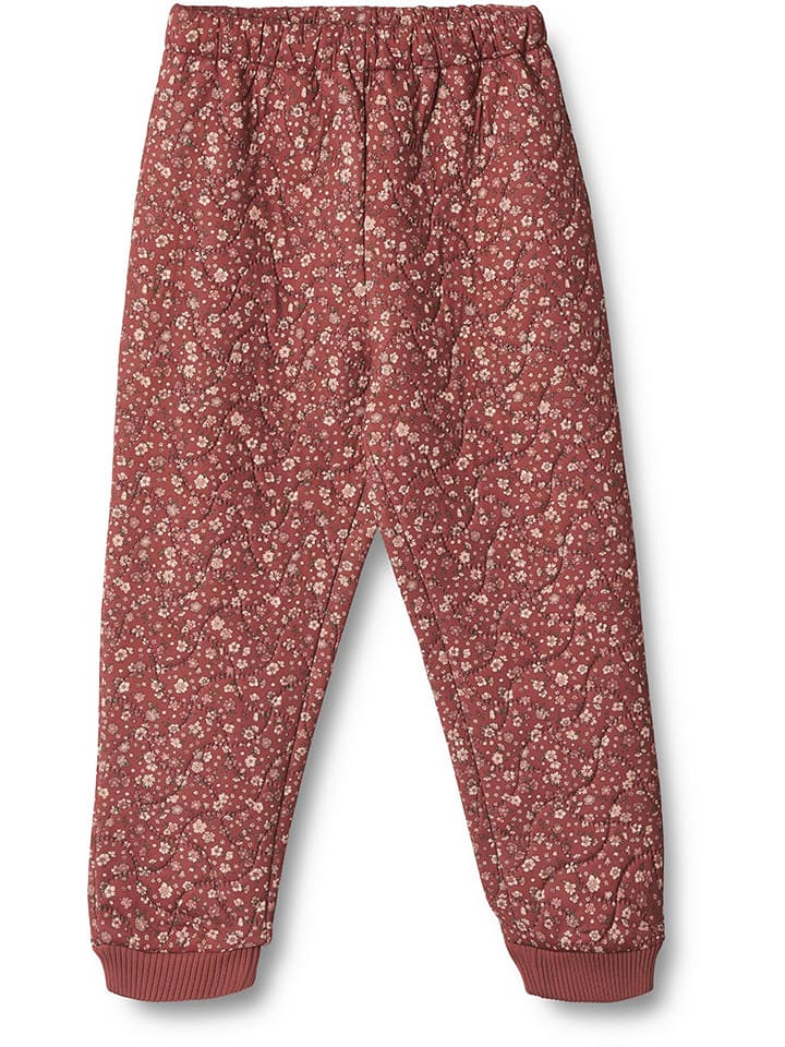 Wheat Spodnie termiczne "Alex" w kolorze czerwonym rozmiar: 116