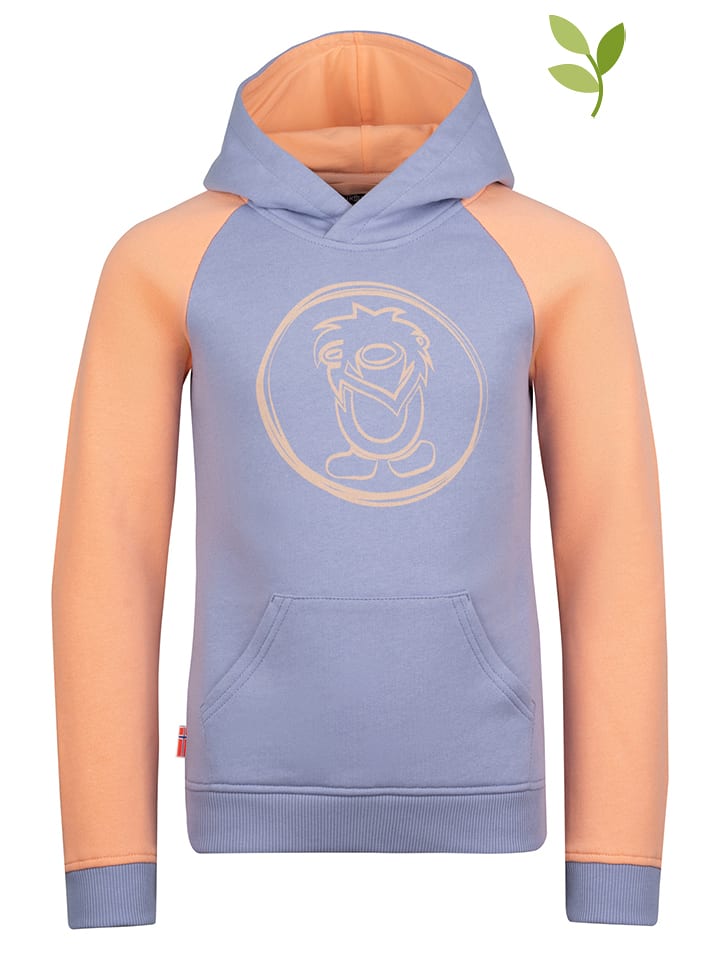 Trollkids Bluza "Stavanger" w kolorze lawendowo-brzoskwiniowym rozmiar: 116