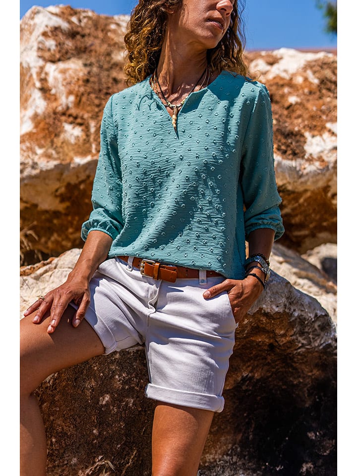 Gunes Kizi Bluzka w kolorze turkusowym rozmiar: 38