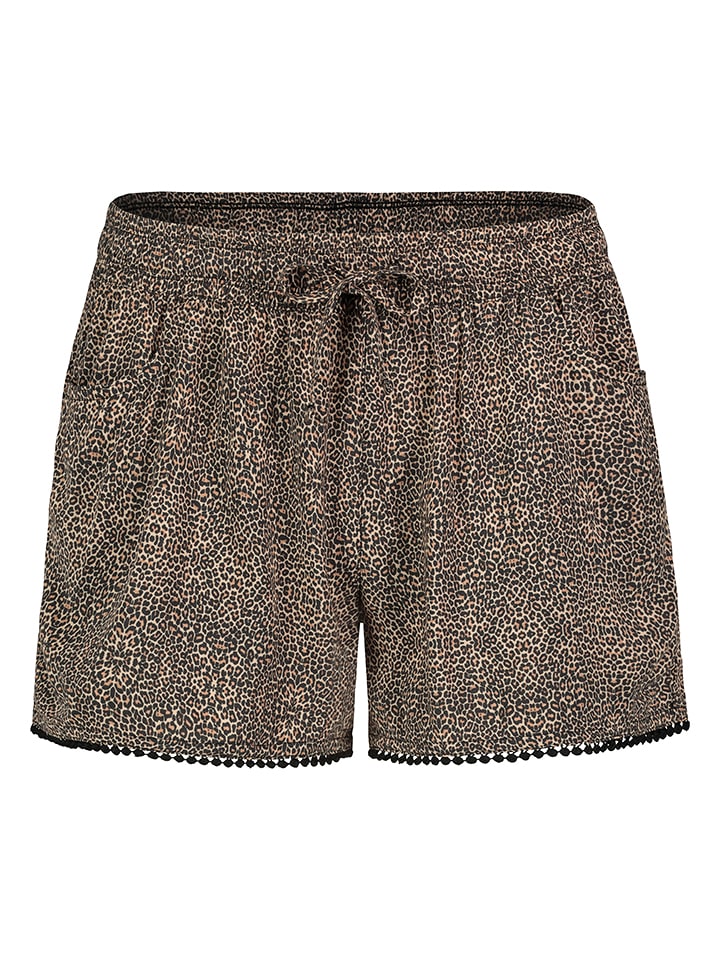 Fresh Made Szorty w kolorze brązowym rozmiar: S