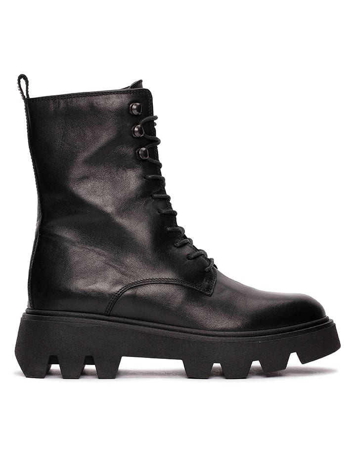 Clarks Skórzane botki w kolorze czarnym rozmiar: 39,5