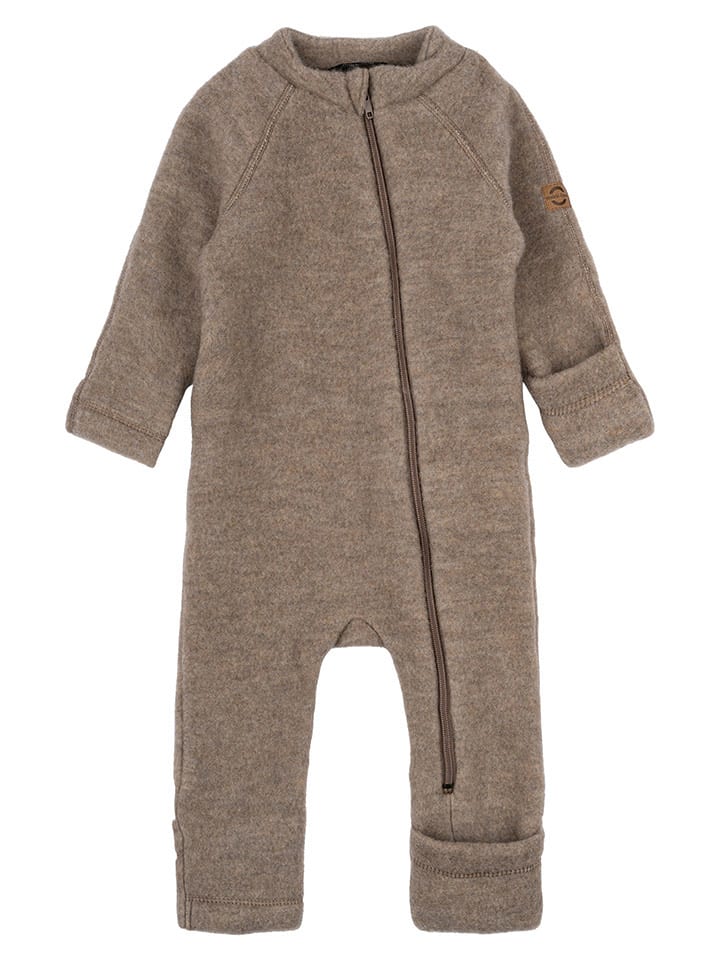 mikk-line Wełniany kombinezon w kolorze brązowym rozmiar: 68