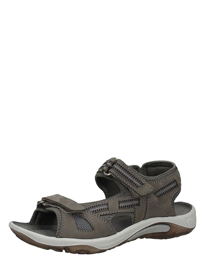 bama Skórzane sandały w kolorze szarym rozmiar: 39