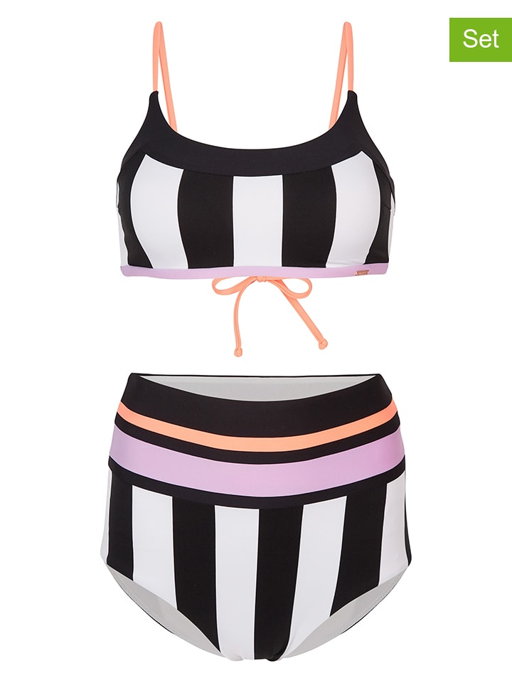 O`Neill Bikini "Cori" w kolorze biało-czarnym rozmiar: 34