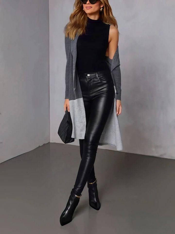 LA Angels Kardigan w kolorze antracytowo-jasnoszarym rozmiar: S