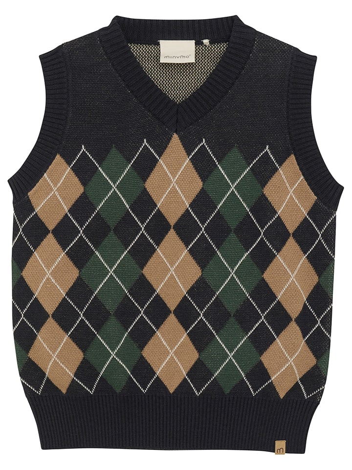 Minymo Bezrękawnik w kolorze czarnym rozmiar: 134