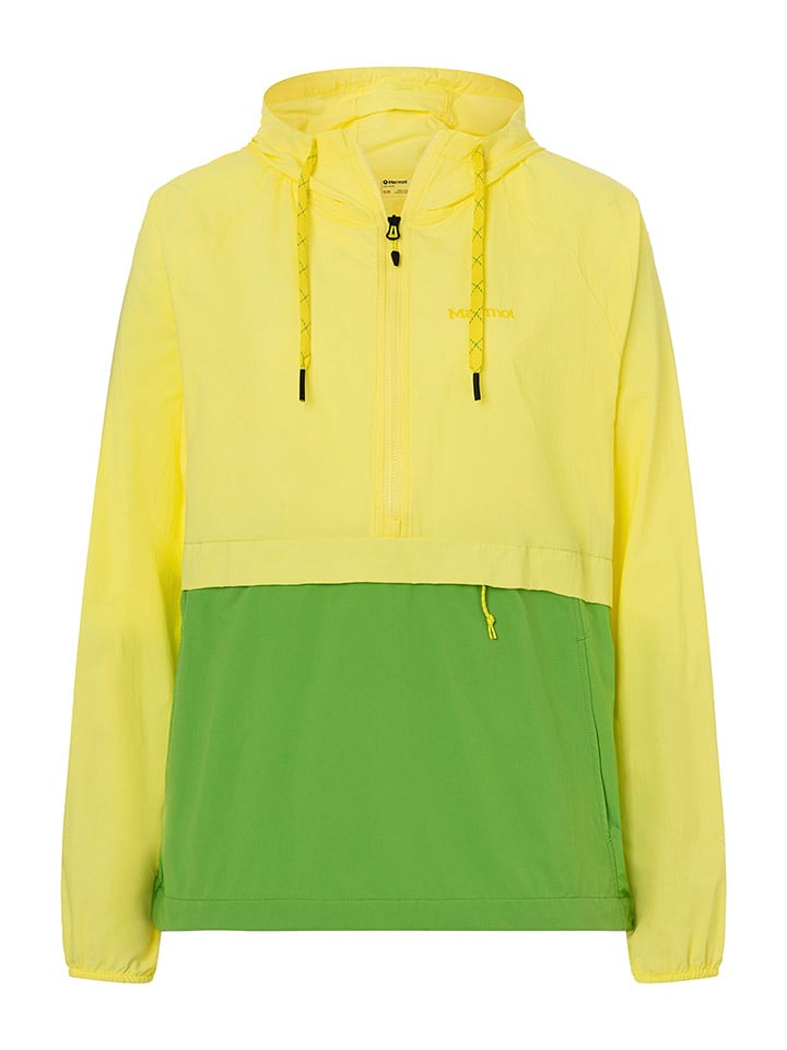 Kurtka funkcyjna "Campana" w kolorze żółto-zielonym