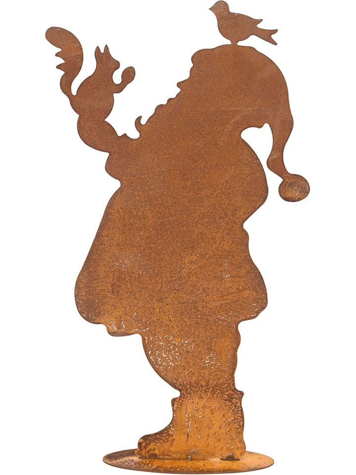 POSIWIO Dekoracja "Santa Claus" w kolorze jasnobrązowym - 28 x 48 cm rozmiar: onesize