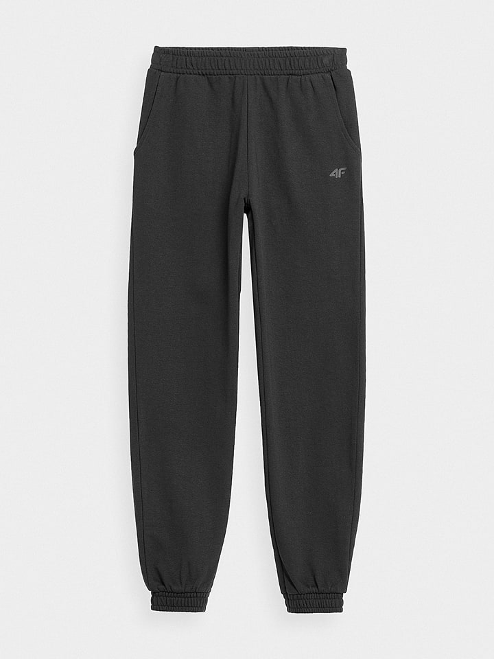 4F Spodnie dresowe w kolorze czarnym rozmiar: 128