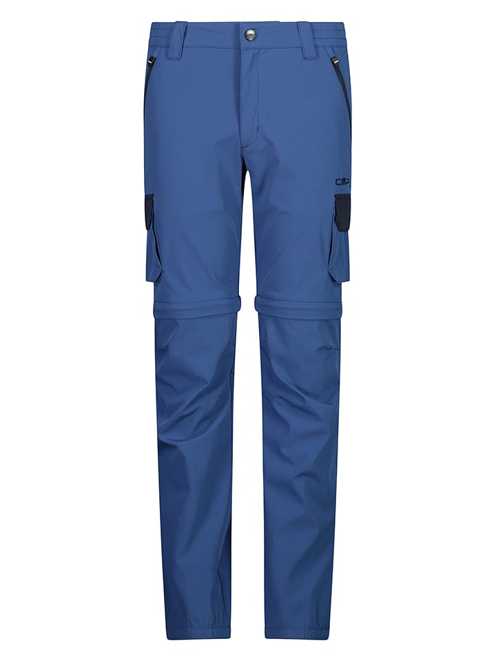CMP Spodnie funkcyjne Zipp-Off w kolorze niebieskim rozmiar: 140