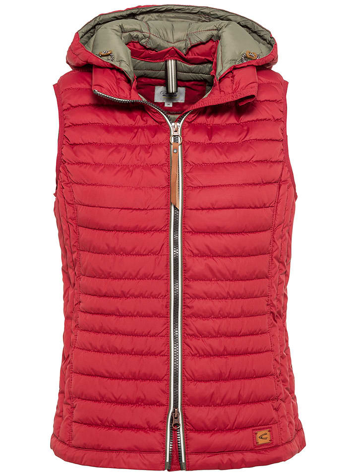 Camel Active Kamizelka pikowana w kolorze czerwonym rozmiar: 48