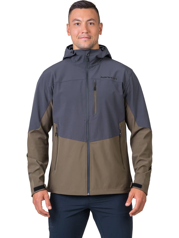 Hannah Kurtka softshellowa "Shelton Lite" w kolorze granatowo-oliwkowym rozmiar: L