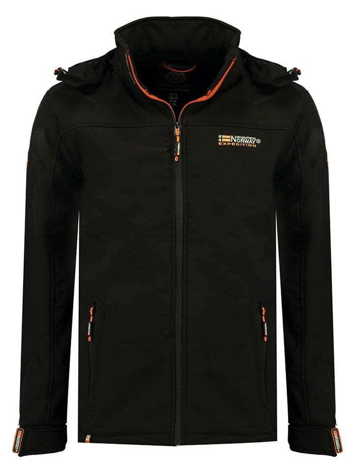 Geographical Norway Kurtka softshellowa "Takeni" w kolorze czarnym rozmiar: 152