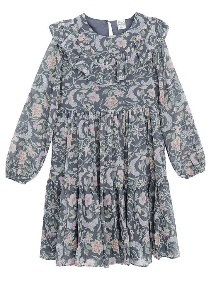 COOL CLUB Sukienka w kolorze szarym rozmiar: 140