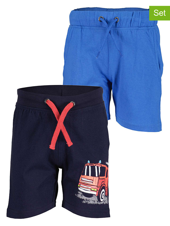 Blue Seven Szorty (2 pary) w kolorze niebieskim i granatowym rozmiar: 116