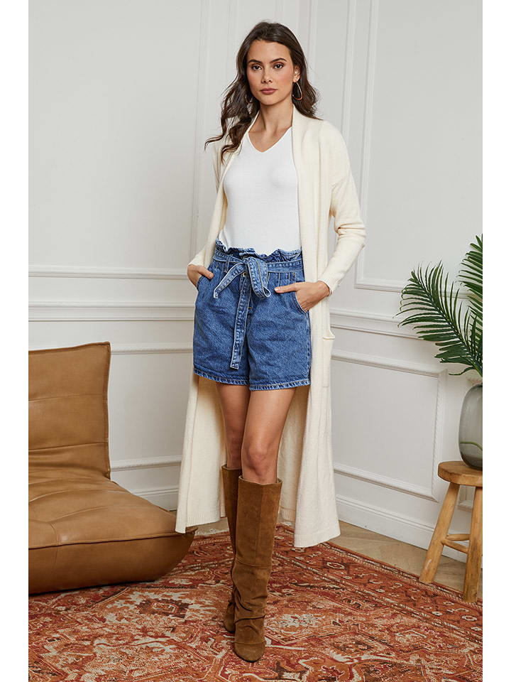 Joséfine Kardigan "Haedus" w kolorze kremowym rozmiar: L