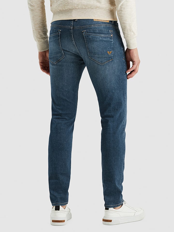 PME Legend Dżinsy "Freighter" - Slim fit - w kolorze granatowym rozmiar: W31/L34