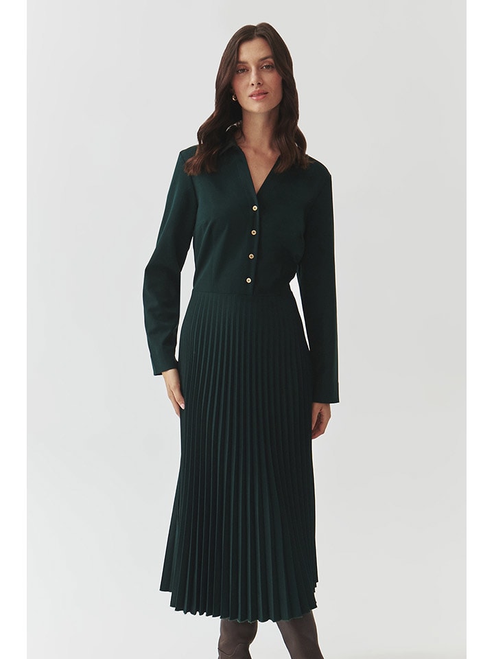 TATUUM Sukienka w kolorze ciemnozielonym rozmiar: 34