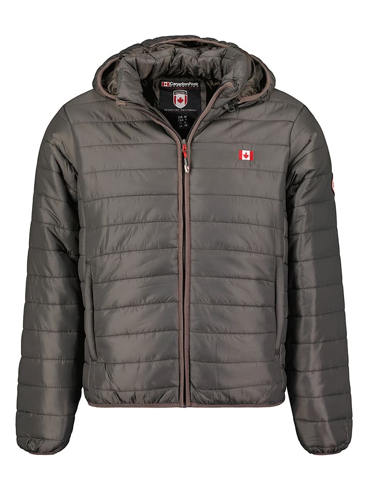 Kurtka pikowana w kolorze szarym