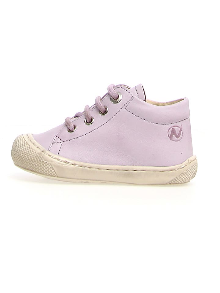 Naturino SkÃ³rzane buty "Coco" w kolorze fioletowym do nauki chodzenia rozmiar: 26