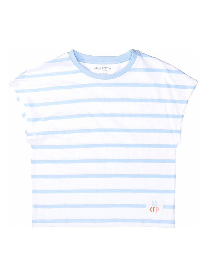 Marc O'Polo Junior Koszulka w kolorze błękitnym rozmiar: 140
