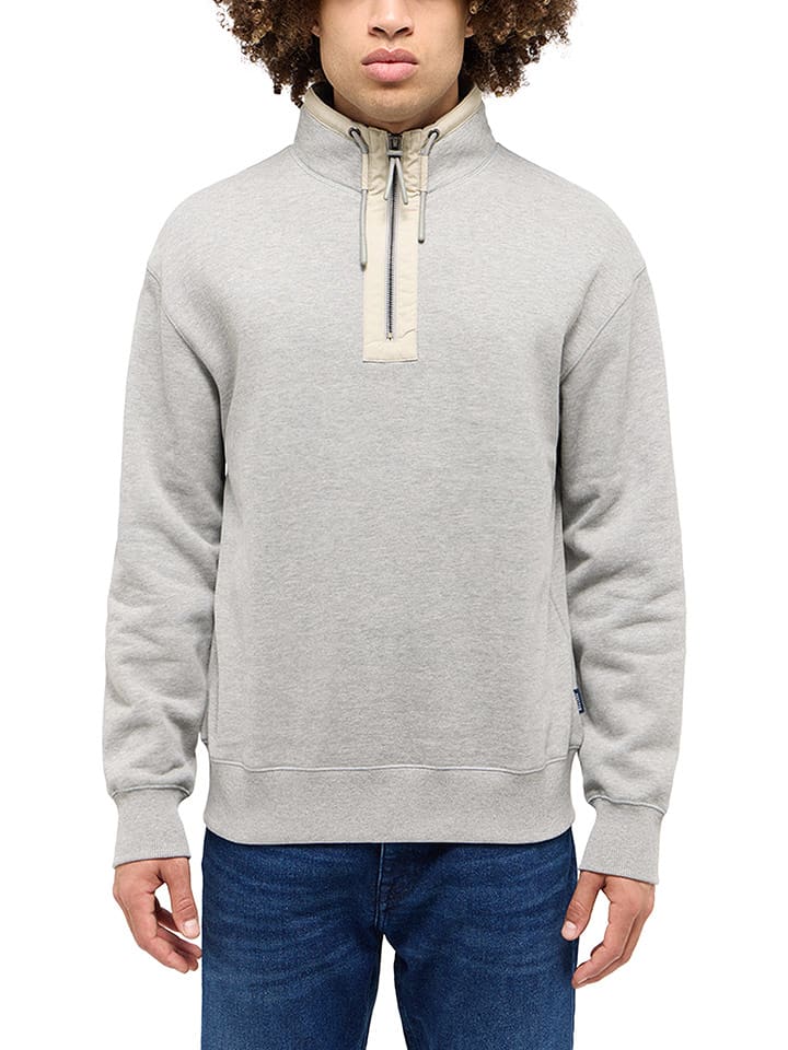 Mustang Bluza "Franklin" w kolorze szarym rozmiar: M