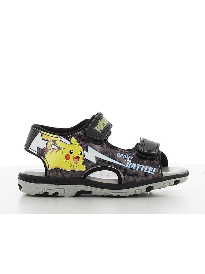 Sandały "Pokemon" w kolorze czarnym