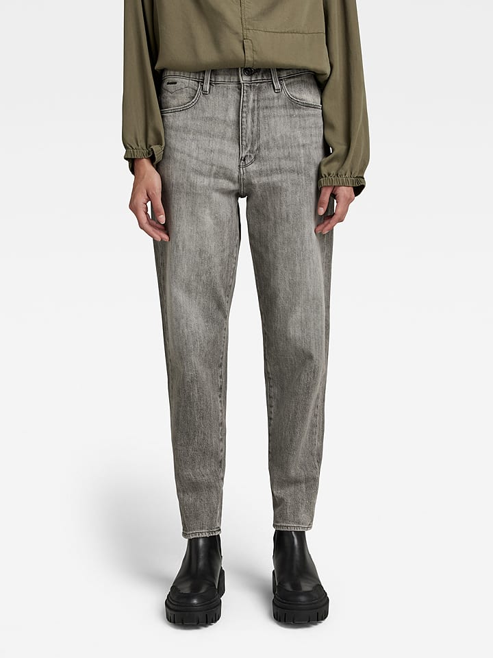 G-Star Dżinsy "Janeh" - Mom fit - w kolorze szarym rozmiar: W32/L32